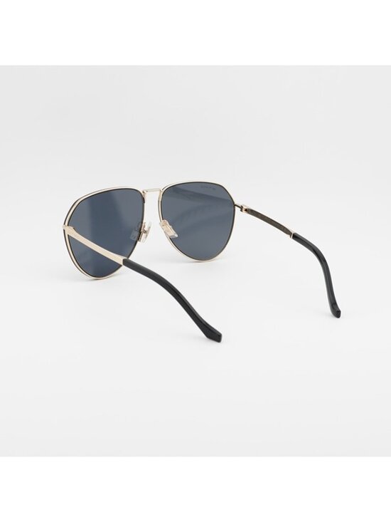 ETRO 0033/S 0000 IR Sunglasses Gold Aviator Frame, Grey Lenses